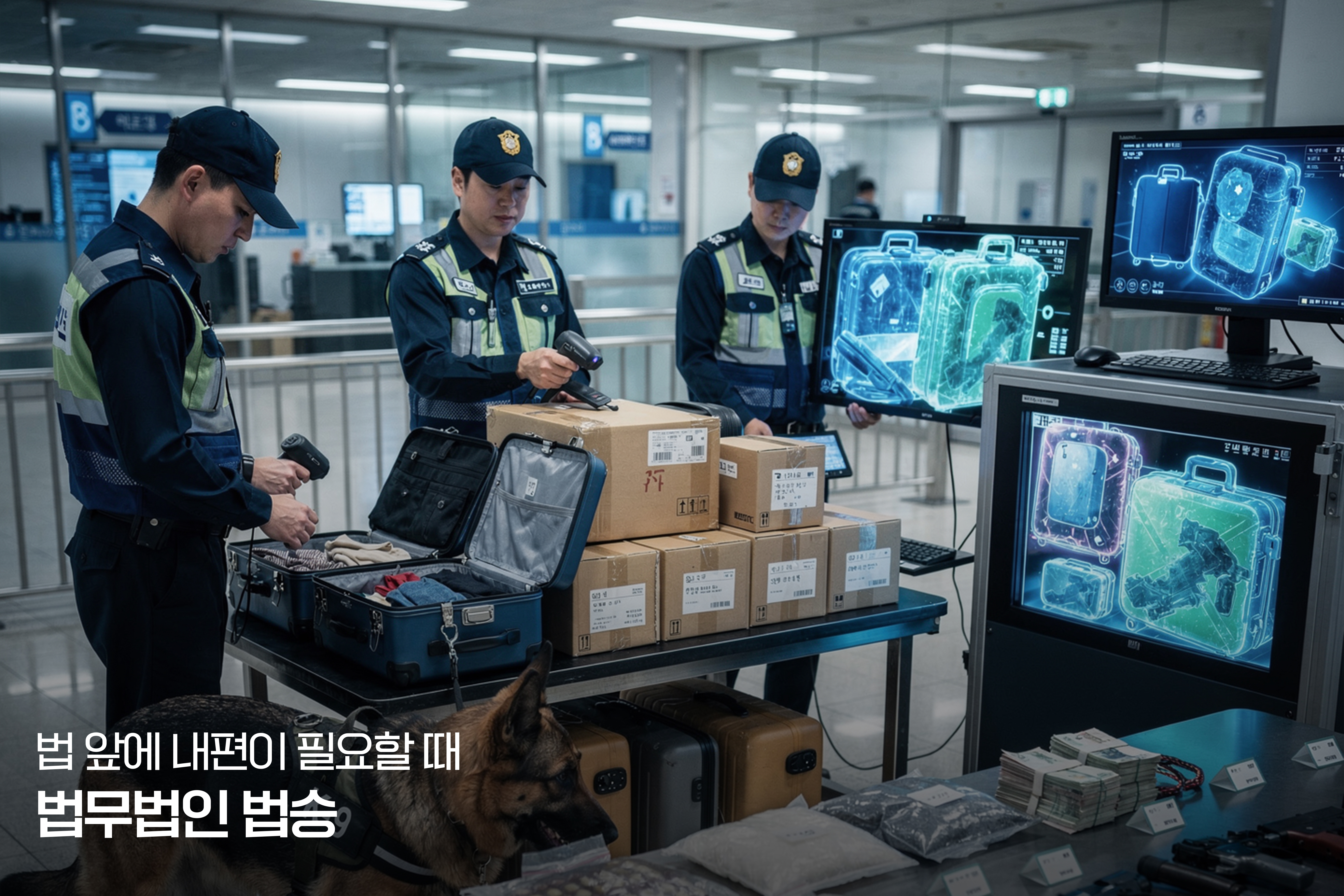 관세청 전문경력관 210명 등 총 452명 늘려, 마약 및 총기류와 관세법위반 적극 단속에 나선다. 이미지