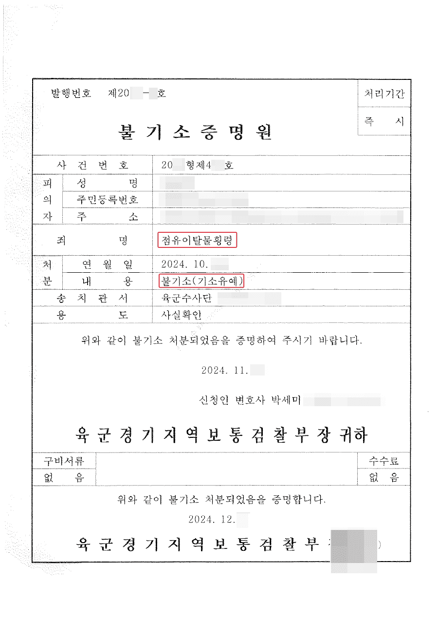 기소유예ㅣ주인이 없는 상한 음식물이라 생각하고 가져왔다가 신고를 당하였으나 신속한 대응으로 기소유예를 받은 사례