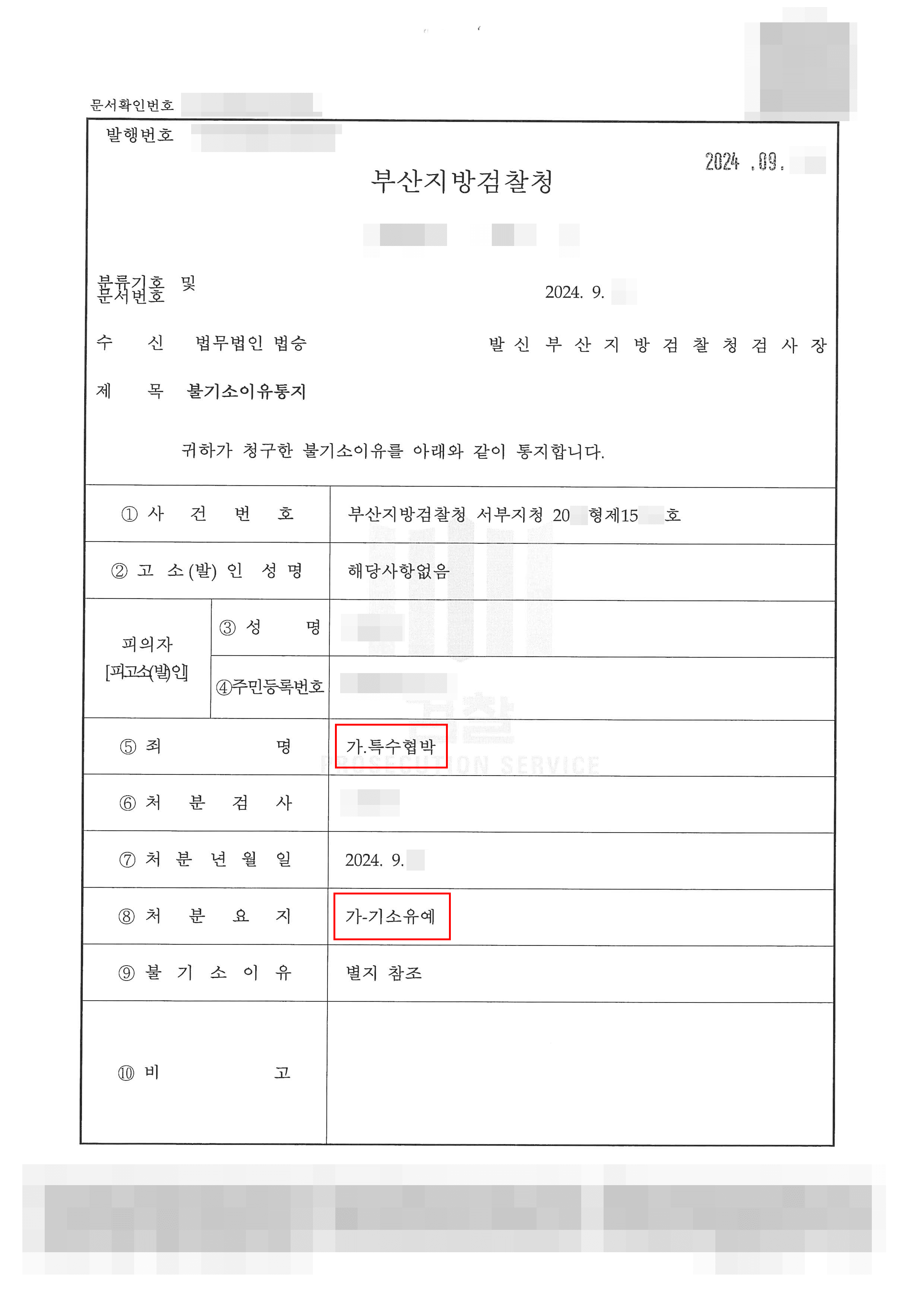 기소유예 | 특수협박 혐의 받은 의뢰인 기소유예 사례