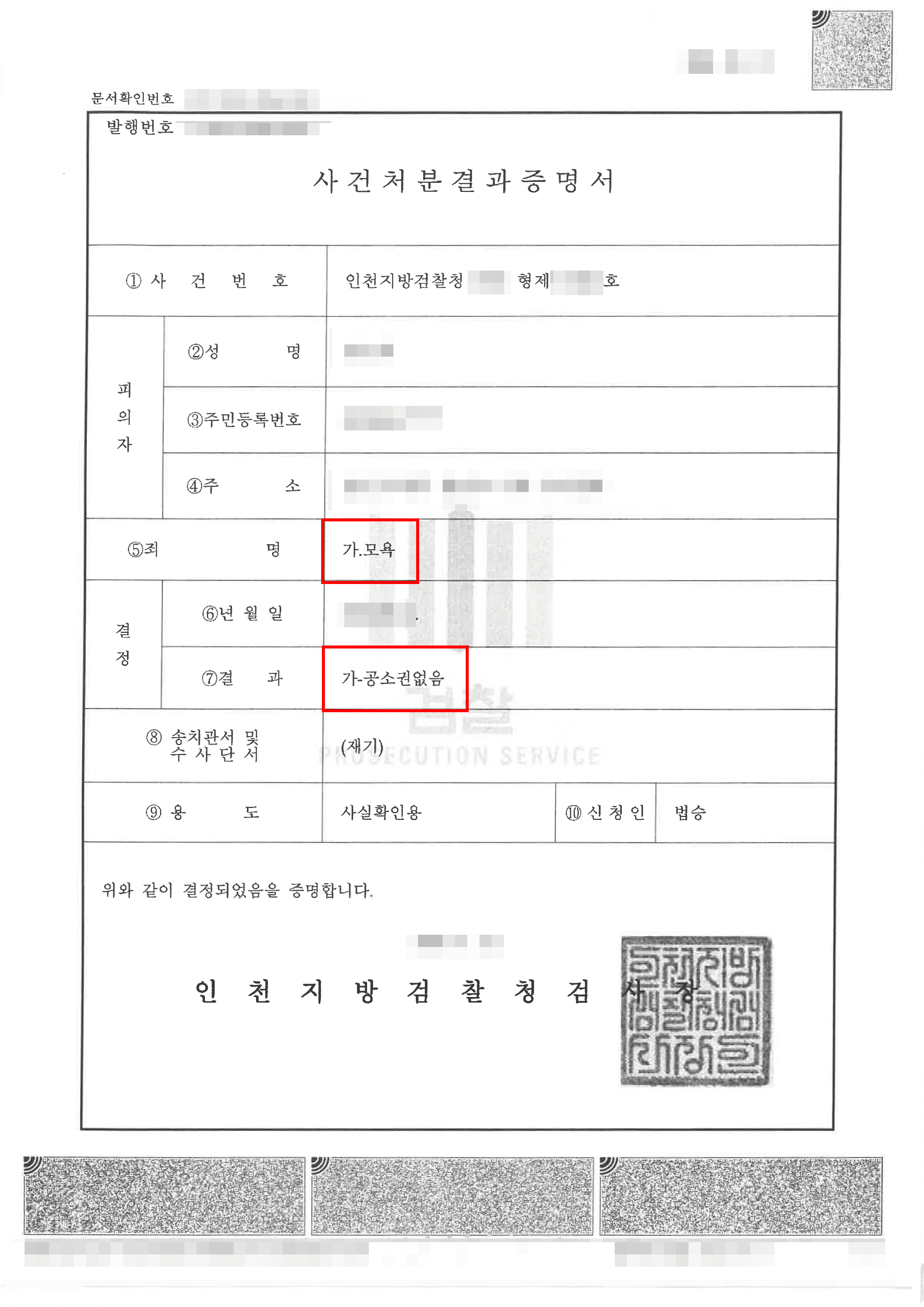 무혐의 | “SNS 모욕죄 사건에서 합의에 따른 불기소 처분”