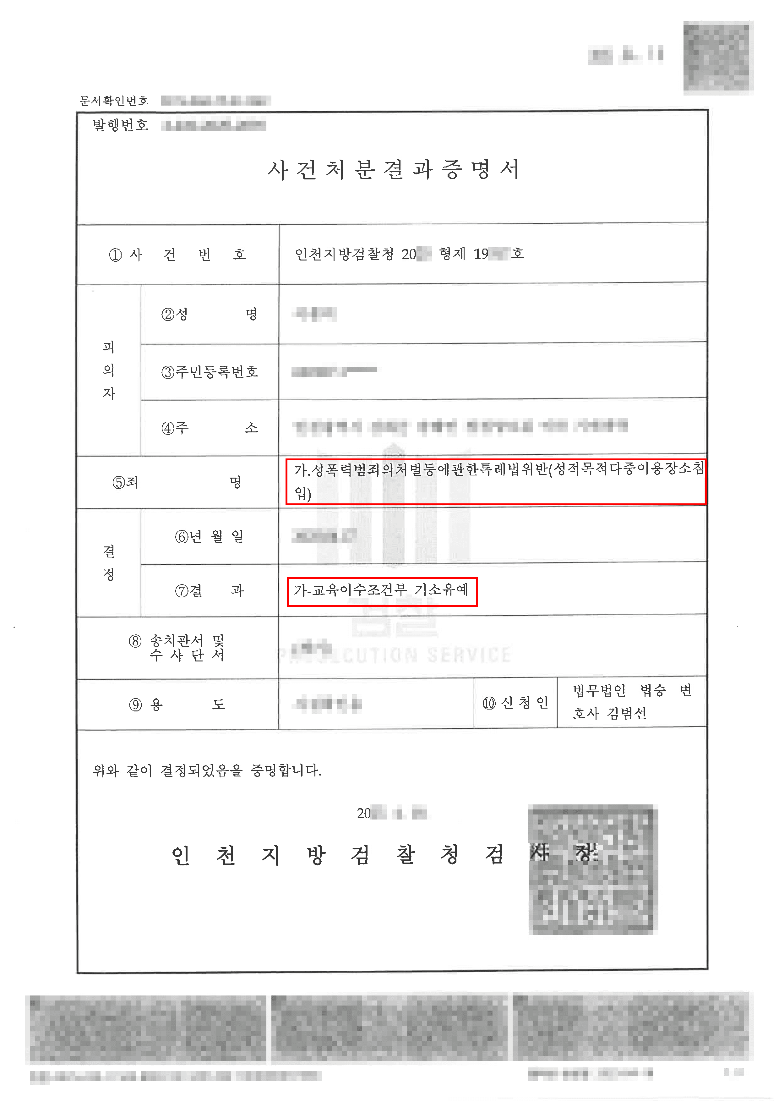 교육이수조건부 기소유예 – 여성 전용 탈의실에 침입한 의뢰인이 교육이수조건부 기소유예 처분을 받은 사례